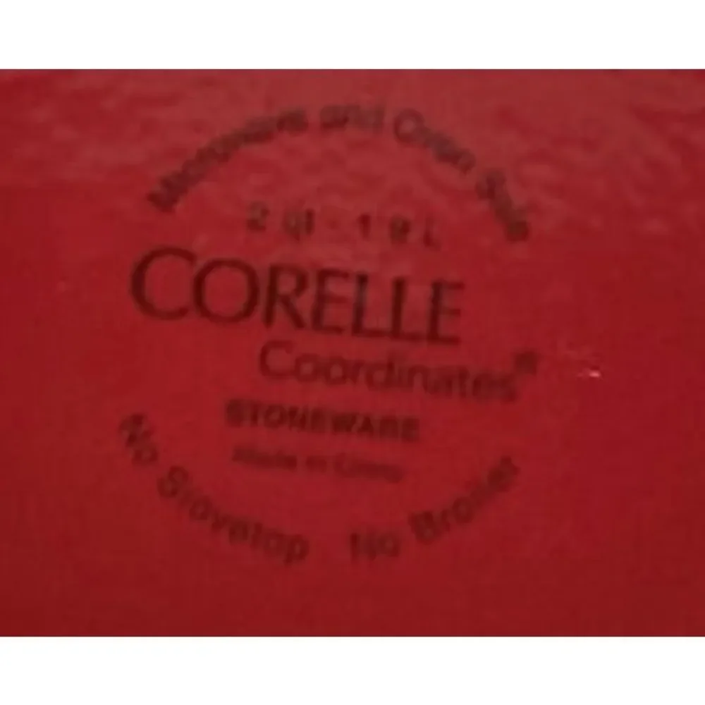 Corelle baking or